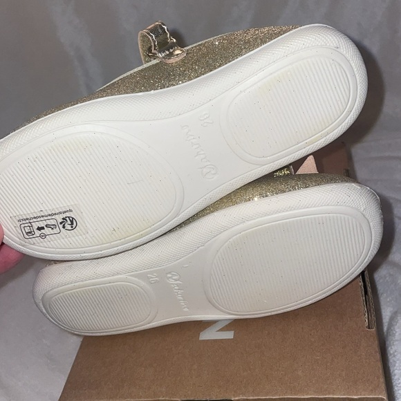 NWT NATURINO CLARIES 2 Glittered leather ballerinas in Platinum - Picture 14 of 15
